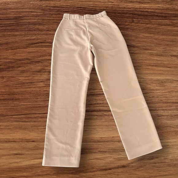 Abercrombie & Fitch Curve Love Tailored Straight Pant Tan Size 4 - Picture 2 of 8